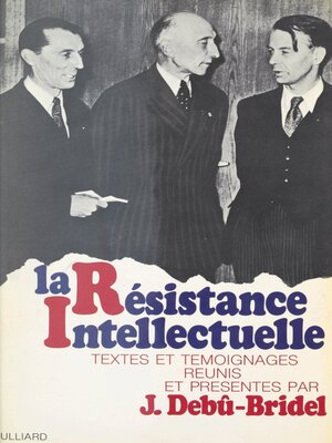 cover image of La Résistance intellectuelle